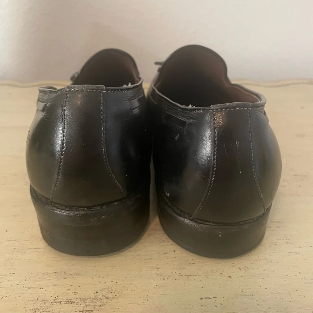 Allen Edmonds Made in USA Grayson Tasseled Leather Loafer in Black 13 B‎ $425